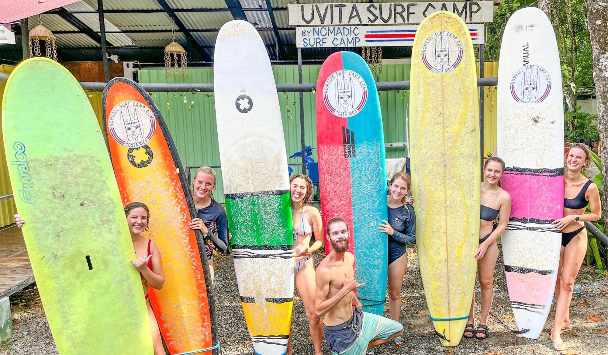 Nomadic Surf Camp Hostel Uvita Ngoại thất bức ảnh
